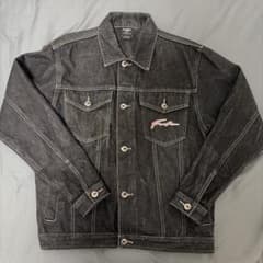 FUBU デニムジャケット ブラック Lサイズのサムネイル