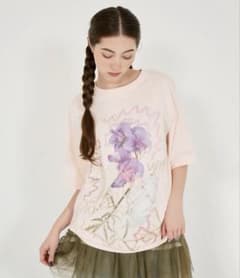 フラワーコラージュ オーバーTシャツ TINA：JOJUNのサムネイル