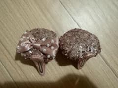 ミニー ヘアピン スパンコール ピンクのサムネイル