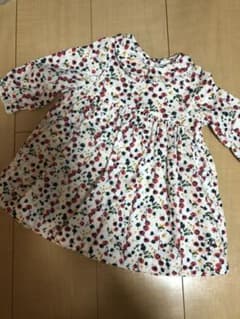 専用☆ プチバトー ワンピース  12m74のサムネイル
