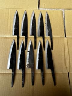 黒打ち 丹念に鍛造された包丁 刃のみ 10本セット まとめ売り - メルカリ