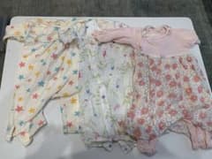 女の子ベビー服ロンパース・カバーオール 11点セットのサムネイル