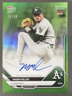 メイソン ミラー Mason Miller サイン topps パドレス /99 - メルカリ