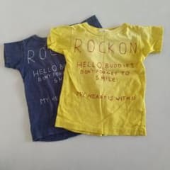 DENIM DUNGAREE Tシャツ 2枚セット 110cmのサムネイル