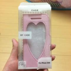 ♡iPhone5/5s/SE ケース ハートくり抜き♡