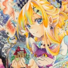 深海のアリス 【手描きイラスト】のサムネイル