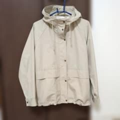 UNIQLO フーデッドブルゾン ベージュ XLのサムネイル