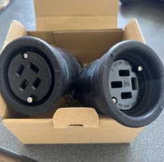 接地3P 20A 防水コネクター　オスメスセットのサムネイル