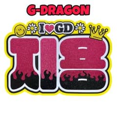 G-DRAGON ジヨン gdragon ネームボード ネムボ うちわ文字 - メルカリ