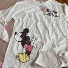 ディズニー ミッキー ミニー 長袖Tシャツ 170子ども90 親子コーデのサムネイル