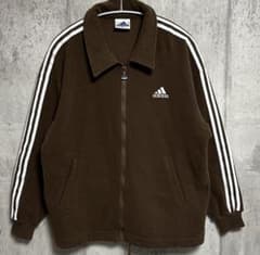 希少カラー　アディダス　90s 00sトラックジャケット　ジャージ　ブラウン 美品 希少 パイル地 90s adidas トラックジャケット ブラウン 茶
