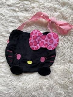 Hello Kitty ポシェット ブラック ピンク　キティのサムネイル
