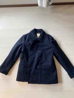 Gap ネイビー ダブルブレストピーコート Lのサムネイル