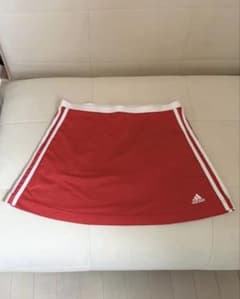 adidas レディース ゴルフスカート レッド インナーパンツ付のサムネイル