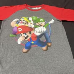 マリオ ルイージ ワリオ ヨッシー ラグランTシャツのサムネイル