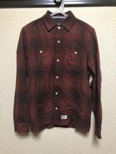 wtaps オンブレーチェックシャツ 赤のサムネイル