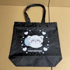 「ちいかわ モモンガ エコバッグ」 ブラック chiikawa トートバッグ