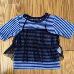 値下げ　GREEN LABEL RELAXING チュール付きTシャツ 100のサムネイル