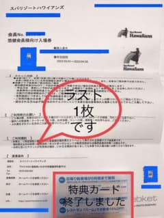 ラスト1枚 ☆61%OFF 長期使用可能☆ スパリゾート ハワイアンズ チケットのサムネイル