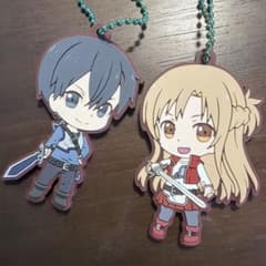 ソードアート・オンライン　星なき夜のアリア　ラバーストラップ　キリト&アスナのサムネイル