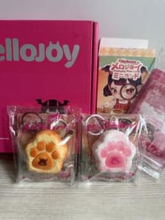 Mellojoy ミニランド 肉球 キーホルダー 2種セット もちもちもちのサムネイル