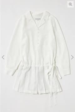 MOUSSY PLEATED SHIRT MINI ドレス ホワイトのサムネイル