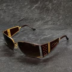 小物 Vintage CAZAL 984 Gold Sunglasses Y2K Vintage CAZAL 984 Gold Sunglasses Y2K - メルカリ