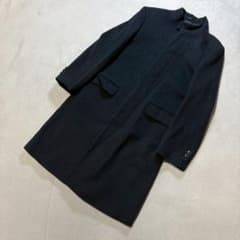 【美品】チェスターコート ブラック Lのサムネイル