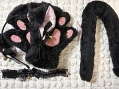 ハロウィン 黒猫 コスプレ セットのサムネイル