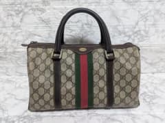 GUCCI ボストンバッグ GG柄 シェリーライン 0457のサムネイル