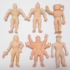キン肉マン デカ消し 6個セット② ジャンク品 キン消し 当時物 レトロ