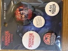 STRANGER THINGS 缶バッジ 5個セット　スリーコインズ スリコのサムネイル