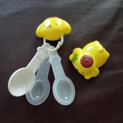 ポムポムプリン 計量スプーン フィギュア サンリオ ハッピーセット まとめ売り