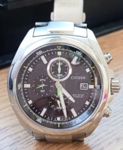 CITIZEN エコ・ドライブ チタニウム クロノグラフ[CA0190-56E] - メルカリ