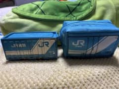 JR貨物 ミニチュアブリキコンテナ&ポーチ入りエコバッグのサムネイル