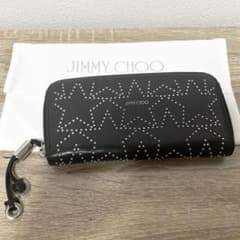 JIMMY CHOO スタッズ ブラック 長財布 - メルカリ
