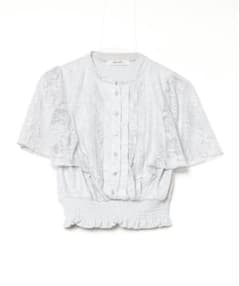 【美品】dazzlin ダズリン 総レース ブラウス sizeF/白 レディースのサムネイル