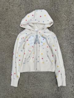 ☆GAP ギャップ☆短丈 パーカー ラメ 星 ドットy2k 平成ギャル - メルカリ