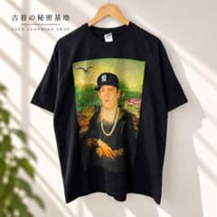 00s Vintage Russell Tシャツ ブラック XL グランジのサムネイル