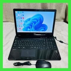 S446 富士通ノートパソコン i7高速SSDサクサクWindows11オフィス