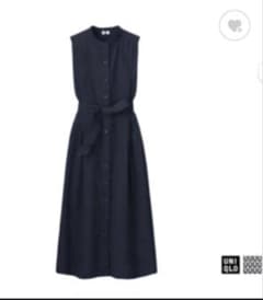 UNIQLO Ｕ　　シアサッカーワンピースのサムネイル