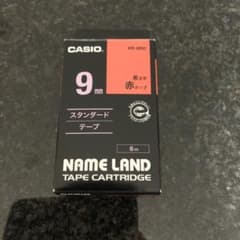 CASIO XR-9RD CASIOテプラテープのサムネイル