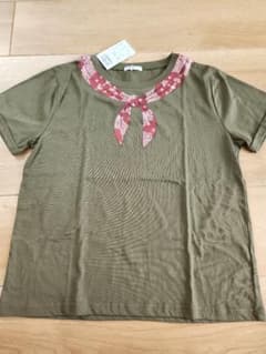 COLZA オリーブ色 Tシャツ Lサイズのサムネイル