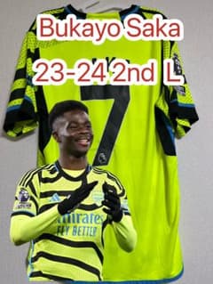 アーセナル 23-24 ブカヨサカ ユニフォーム L アーセナル 23-24 ブカヨサカ ユニフォーム L - メルカリ