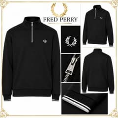 FRED PERRY フレッドペリー ハーフジップ スウェット Mのサムネイル