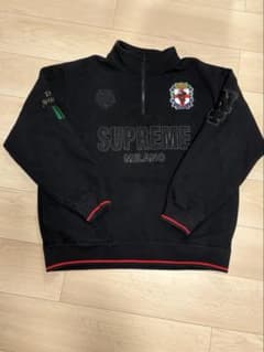 Supreme Milano ハーフジップ パーカー ブラック　Largeのサムネイル