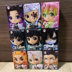 귀멸의 칼날 Qposket petit 피규어 세트 기둥 9체
