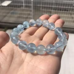 高品質アクアマリン　天然石 ブレスレット　パワーストーンのサムネイル