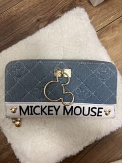 ミッキーマウス デニム長財布のサムネイル