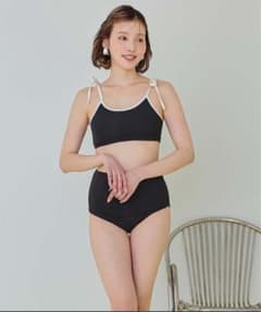 【SEA DRESS】パイピングデザインハイウエストビキニ